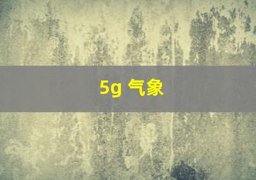 5g 气象